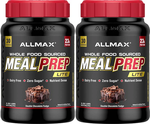 Allmax MealPrep Lite (Whole food based protein)  Double Chocolate Fudge - 60 Servings (2 x 30 Serving Btls) TWINPACK