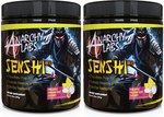 Anarchy Labs Senshi Stim Free Pump Pre-Workout  Pineapple Passion Fruit Coconut - 2 x 40/20 Serving Bottles  TWINPACK