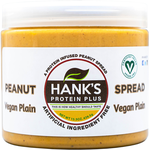 Hank’s Protein Plus Peanut Spread Vegan Plain - 15.5 oz