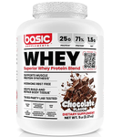 Basic Supplements Whey Protein Chocolate - 5 Lb
