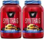 Bsn Syntha-6 Protein Blueberry Pancake - 5.82 Lb 56 Servings (2 x 2.91 Lb Btls)   TWINPACK
