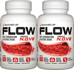 Bucked Up FLOW | The Next Generation of Nitric Oxide - 120 Servings (2 x 120 Capsule Bottles) TWINPACK