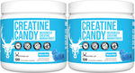 Bucked Up Creatine Candy  Blue Raz - 48 Servings (2 x 24 Serving Btls) TWINPACK