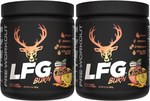 Bucked Up LFG Pre-Workout Peach Lemonade - 2 x 30 Serving Bottles TWINPACK