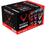 Bucked Up Energy Drink, Variety Pack 16 fl oz - 12 Cans (4 Blood Raz, 4 Rocket Pop & 4 Miami)