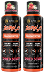 Alpha Lion BURN2O Stim-Free Super Thermogenic Shred Berry - 2 x 31 Serving Btls  TWINPACK