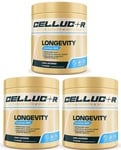 -Cellucor Creatine+NAD  Unflavored - 75 Servings (3 x 25 Serving Bottles)  3 PACKACK