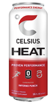 Celsius Heat RTD Carbonated Pre-Workout Drink Inferno Punch 16oz - 12 Cans