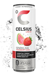 CELSIUS Essential Energy Drink Sparkling Strawberry Guava - 12 x 12 Oz Cans