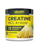 CON-CRET Creatine HCl Powder Raw Pineapple  - 100 Servings  *New Larger Size