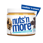 Nuts n More Cookies 'N Cream High Protein Peanut Butter Spread - 15 Oz
