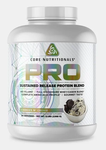 Core Nutritionals PRO Sustained Release Protein Blend Cookies N' Cream - 5 Lb (65 Servings)