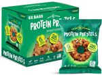 Crisp Power Protein Pretzels  Everything - 6 Bags
