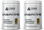 Core Nutritionals Creatine Monohydrate - 800 Grams (2 x 400 Gram Bottles) TWINPACK