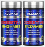 AllMax Nutrition Digestive Enzymes - 2 x 90 Capsule Bottles  TWINPACK