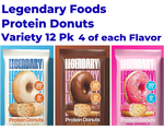 -Legendary Foods Protein Donuts  Variety Pack  - 12 Pack (4 of each flavor)