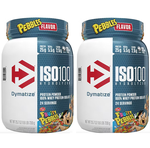 -Dymatize ISO 100 Whey Protein Isolate Fruity Pebbles - 3.2 Lb (48 Servings) (2 x 1.6 Lb Btls)  TWINPACK