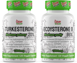 Psycho Pharma Ecdysterone & Turkesterone 20% Combo - 1 x 120 Cap Btl of each TWINPACK