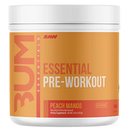 RAW CBUM Essential Pre-Workout Peach Mango - 30 Servings