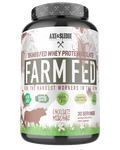 Axe & Sledge Farm Fed Protein -Grass-fed Whey Protein Isolate Chocolate - 30 Servings