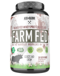 Axe & Sledge Farm Fed Protein -Grass-fed Whey Protein Isolate Cookies and Cream - 30 Servings