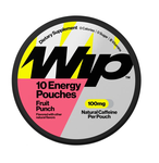 WIP Energy Pouches 100 Mg  Fruit Punch - 50 Pouches (5 x 10pks)