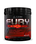 Core Nutritionals FURY Black Hardcore Pre-Workout  Red Alert (Tropical Punch) - 20/40 Servings