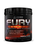 Core Nutritionals FURY Black Hardcore Pre-Workout  Tropical Storm (Strawberry Mango) - 20/40 Servings