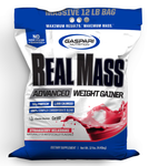 Gaspari Nutrition Real Mass Advanced Weight Gainer Strawberry - 12 Lb
