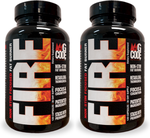 GCode Nutrition FIRE Stim Free Fat Burner - 2 x 120 Capsule Bottles TWINPACK