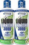 Gaspari Nutrition Liquid Carnitine 3000  Green Apple - 2 x 32 Servings TWINPACK