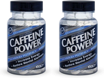 Hi Tech Pharmaceuticals Caffeine Power 200 Mg - 2 x 100 Tablet Bottles TWINPACK