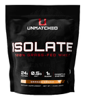 Unmatched Isolate 100% Grass-Fed Whey Protein  Orange Cream - 1.5 Lb