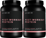 Kaged Post-Workout Whey Isolate Protein  Strawberry Lemonade - 40 Servings (2 x 20 Serv. Btls) (Whey Isolate, Creatine & Glutamine) TWINPACK