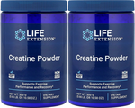 Life Extension Creatine Powder Creatine Monohydrate - 2 x 300 Grams TWINPACK