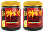 Mutant Madness Pre Workout Roadside Lemonade TWINPACK - 2 x 30 Serv Btls