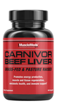 MuscleMeds Carnivor Beef Liver Grass-fed Beef Liver - 180 Capsules