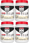 - Muscle Milk Genuine Protein Powder  Vanilla Creme - 7.72 Lb (4 x 1.93 Lb Btls)  4 PACK