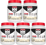 - Muscle Milk Genuine Protein Powder  Vanilla Creme- 9.65 Lb (5 x 1.93 Lb Btls)  5 PACK