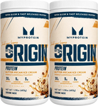 Myprotein Origin Protein  Butter Pecan Ice Cream - 3 Lb (2 x 1.5 Lb Btls)  TWINPACK  (30g of protein and 5g of creatine per serving)
