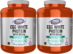 Now Foods Egg White Protein Powder Unflavored - 10 Lbs (2 x 5 Lb Containers) TWINPACK