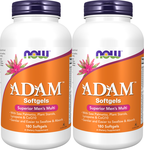 Now Foods ADAM Men's Multi Vitamin Softgels - 360 Softgels (2 x 180 Softgels)  TWINPACK