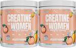 Nutrex Creatine For Women Peach Mango - 60 Servings (2 x 30 Serving Bottles) TWINPACK