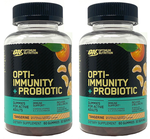 -Optimum Immunity + Probiotic Gummies Tangerine - 2 x 60 Gummies TWINPACK *Expiration date 4/23
