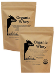 Raw Organic Grass Fed Whey Protein Unflavored - 24 oz 28 Servings (2 x 12 oz Bags) TWINPACK