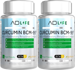 Project AD Curcumin BCM-95 - 2 x 60 Capsule Bottles TWINPACK