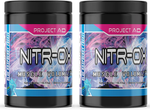 Project AD Nitr-OX - Pump Formula Blue Raspberry Freeze - 2 x 20 Servings *New Formula TWINPACK