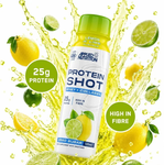-Applied Nutrition Protein Shot 3.4oz 25g  Lemon Lime - 12 x 3.4oz Bottles
