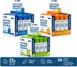 -Applied Nutrition 25g Protein Shot  - 36 x 3.4 oz Bottles (12 of each flavor)