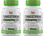 Psycho Pharma Turkesterone 20% - 2 x 120 Capsule Bottles   TWINPACK